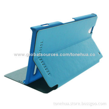 PU + PC Leather Mobile Phone Case for Sony T2